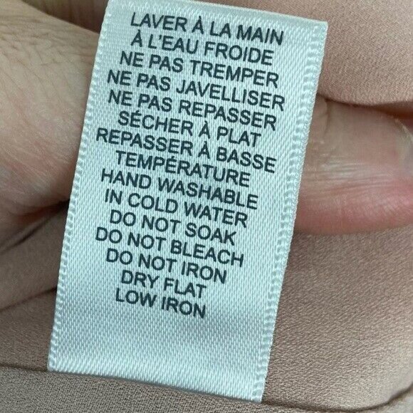 Twik Simons Pink Black Sleeveless Colour Block Top Size Medium Cut Outs Minimal - Picture 4 of 7